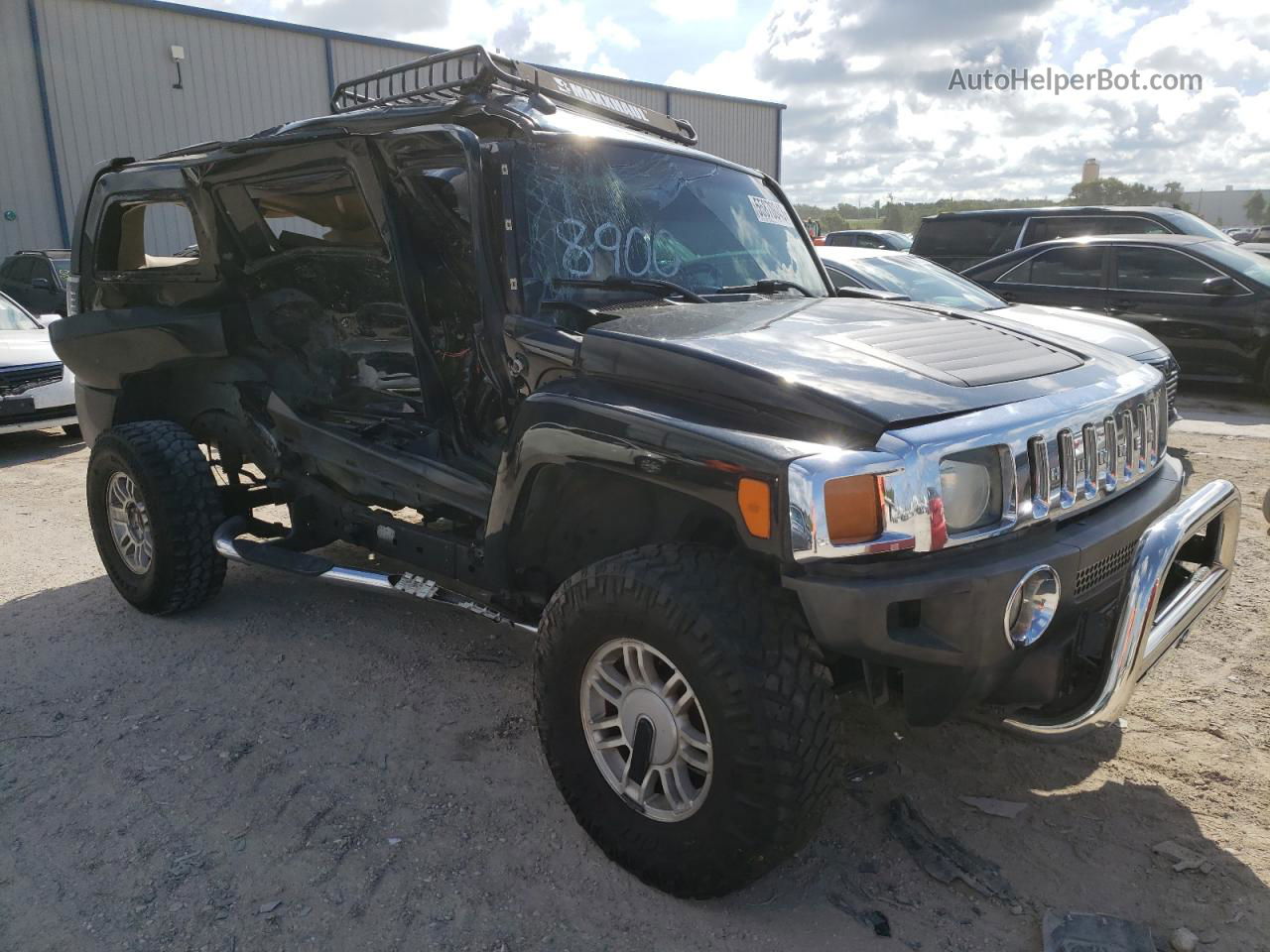 2006 Hummer H3  Black vin: 5GTDN136968185418