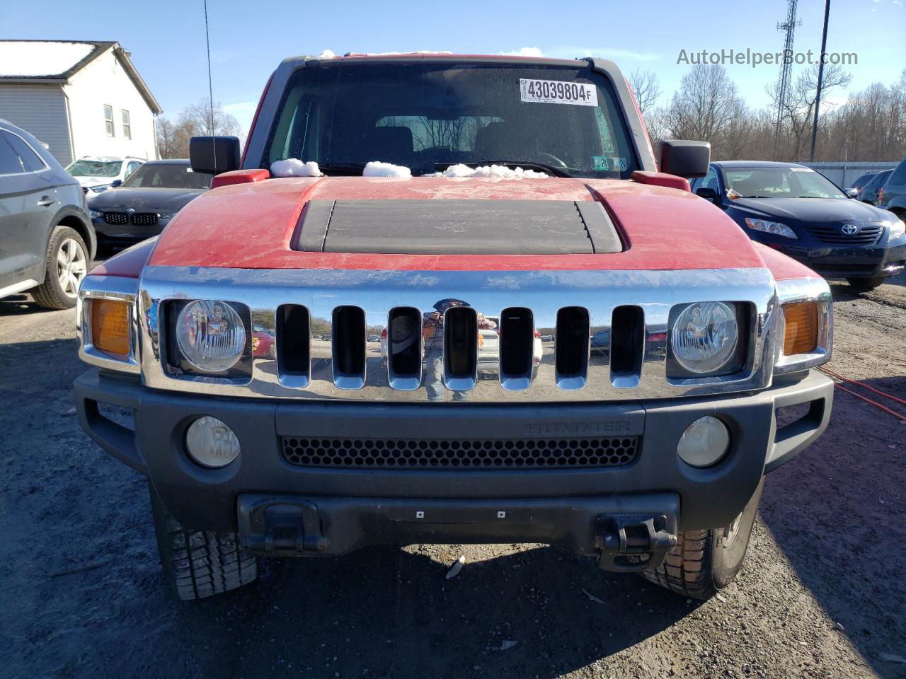 2006 Hummer H3  Красный vin: 5GTDN136968187167