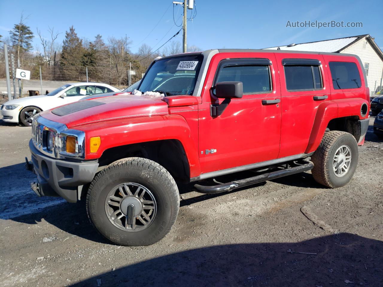 2006 Hummer H3  Красный vin: 5GTDN136968187167