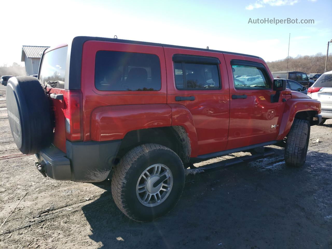 2006 Hummer H3  Красный vin: 5GTDN136968187167