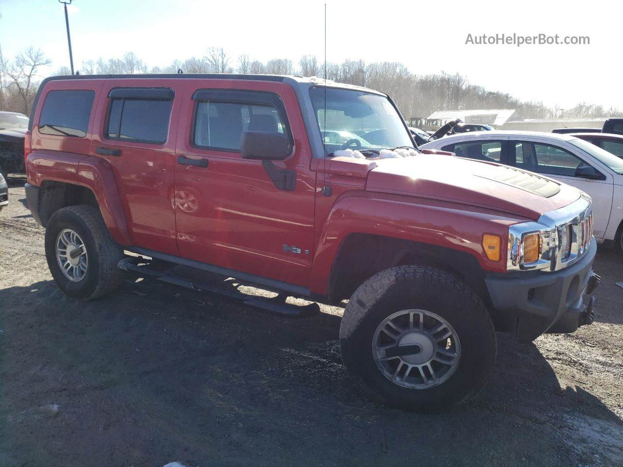 2006 Hummer H3  Красный vin: 5GTDN136968187167