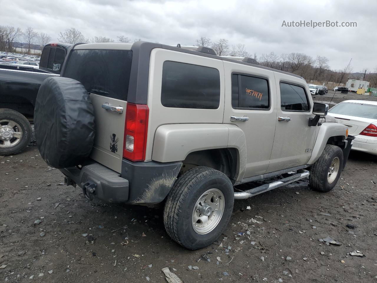 2006 Hummer H3  Серый vin: 5GTDN136968199562