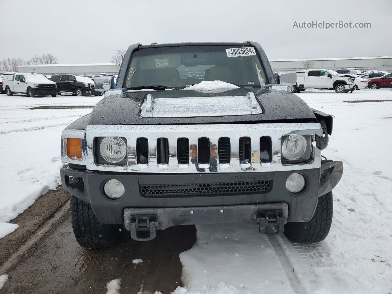 2006 Hummer H3  Черный vin: 5GTDN136968210561