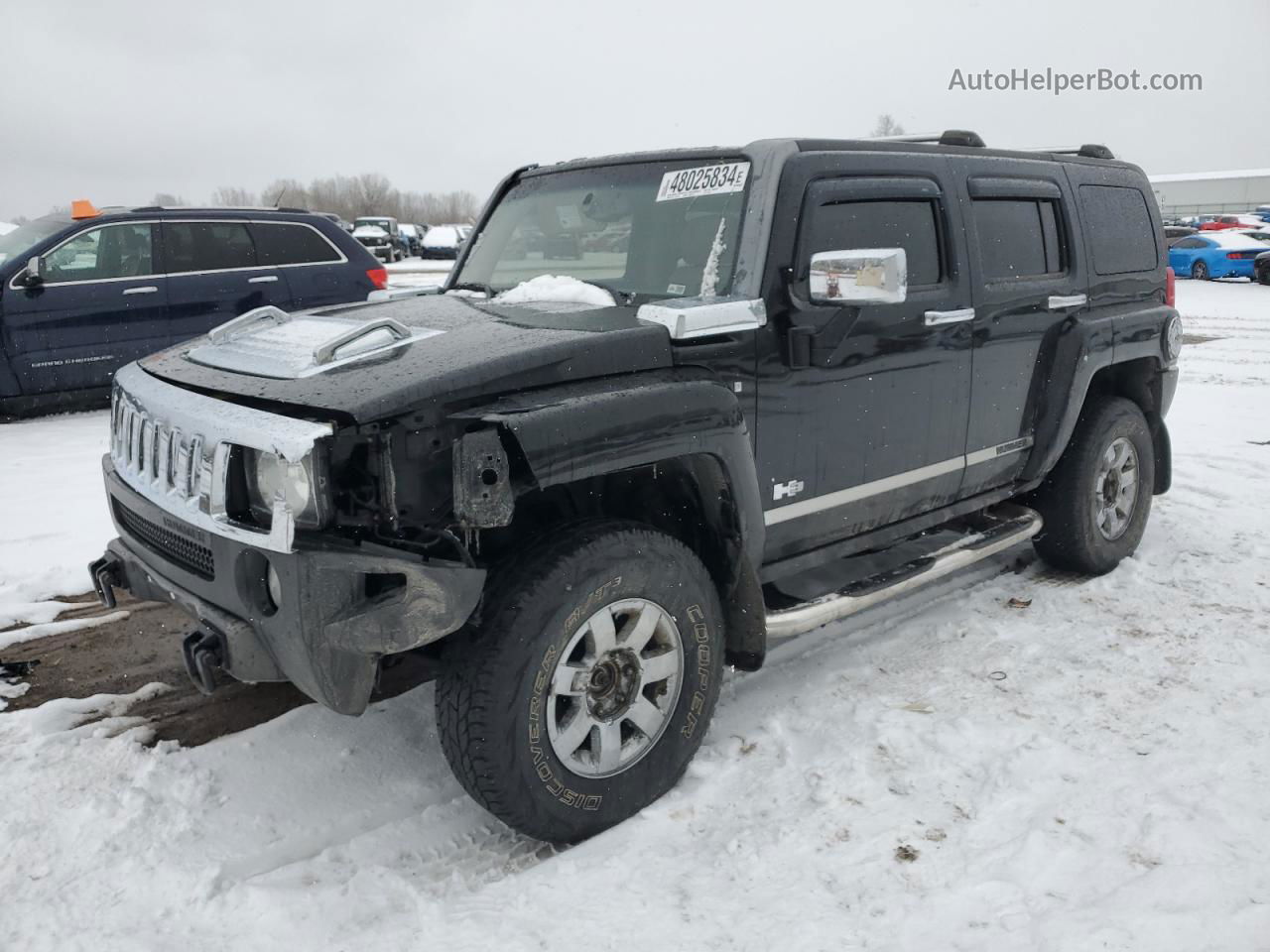 2006 Hummer H3  Черный vin: 5GTDN136968210561