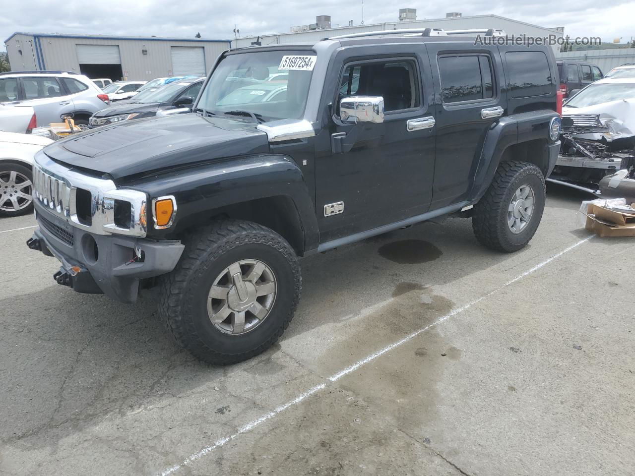 2006 Hummer H3  Черный vin: 5GTDN136968263082