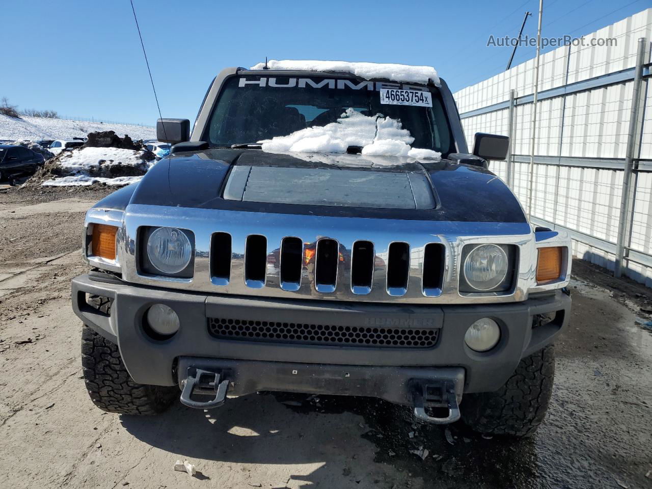 2006 Hummer H3  Черный vin: 5GTDN136968312765