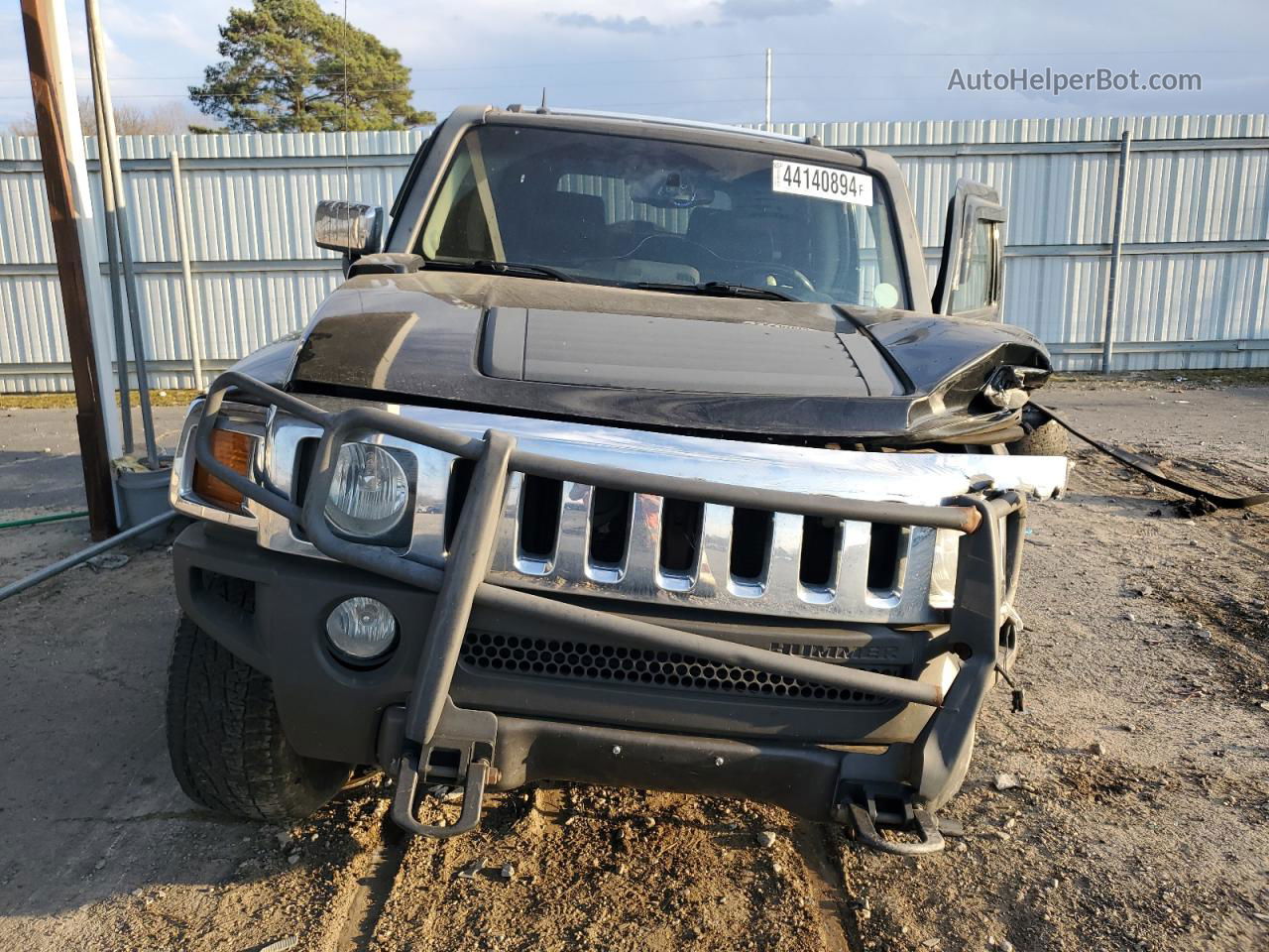 2006 Hummer H3  Black vin: 5GTDN136X68107195