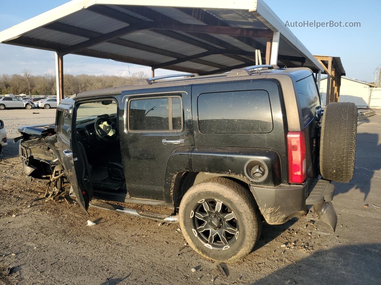 2006 Hummer H3  Black vin: 5GTDN136X68107195