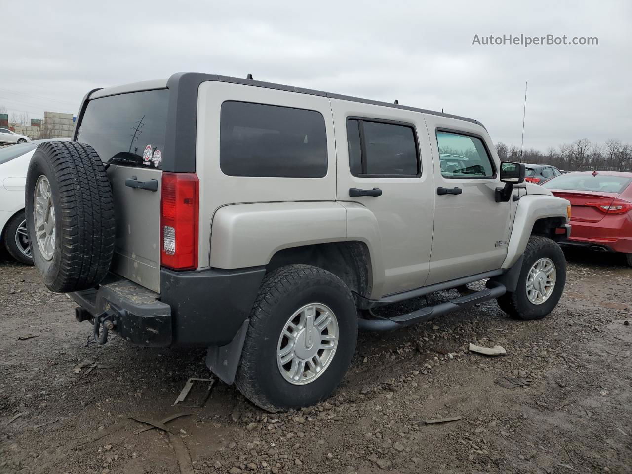 2006 Hummer H3  Серебряный vin: 5GTDN136X68149947