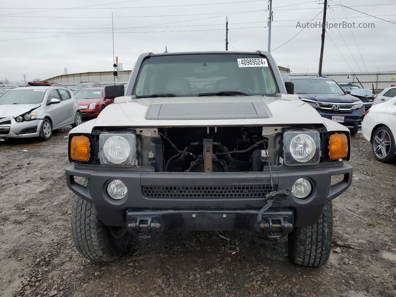 2006 Hummer H3  Серебряный vin: 5GTDN136X68149947