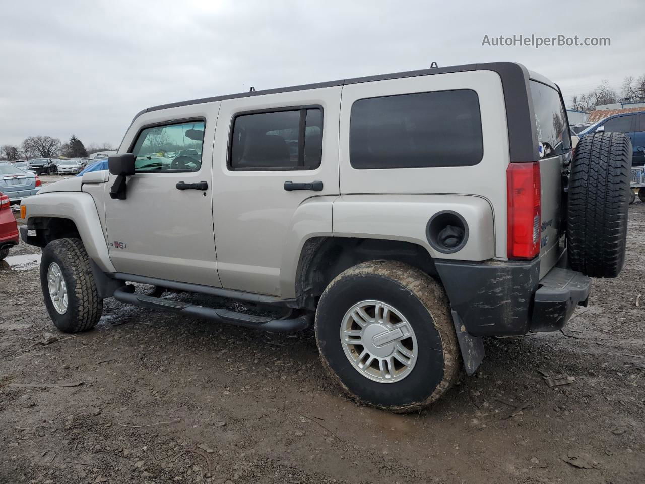 2006 Hummer H3  Серебряный vin: 5GTDN136X68149947