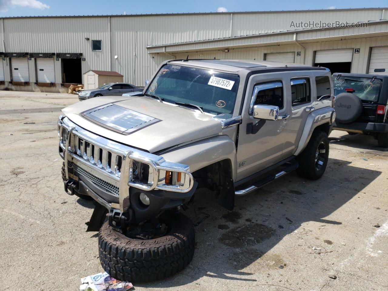 2006 Hummer H3  Silver vin: 5GTDN136X68152184