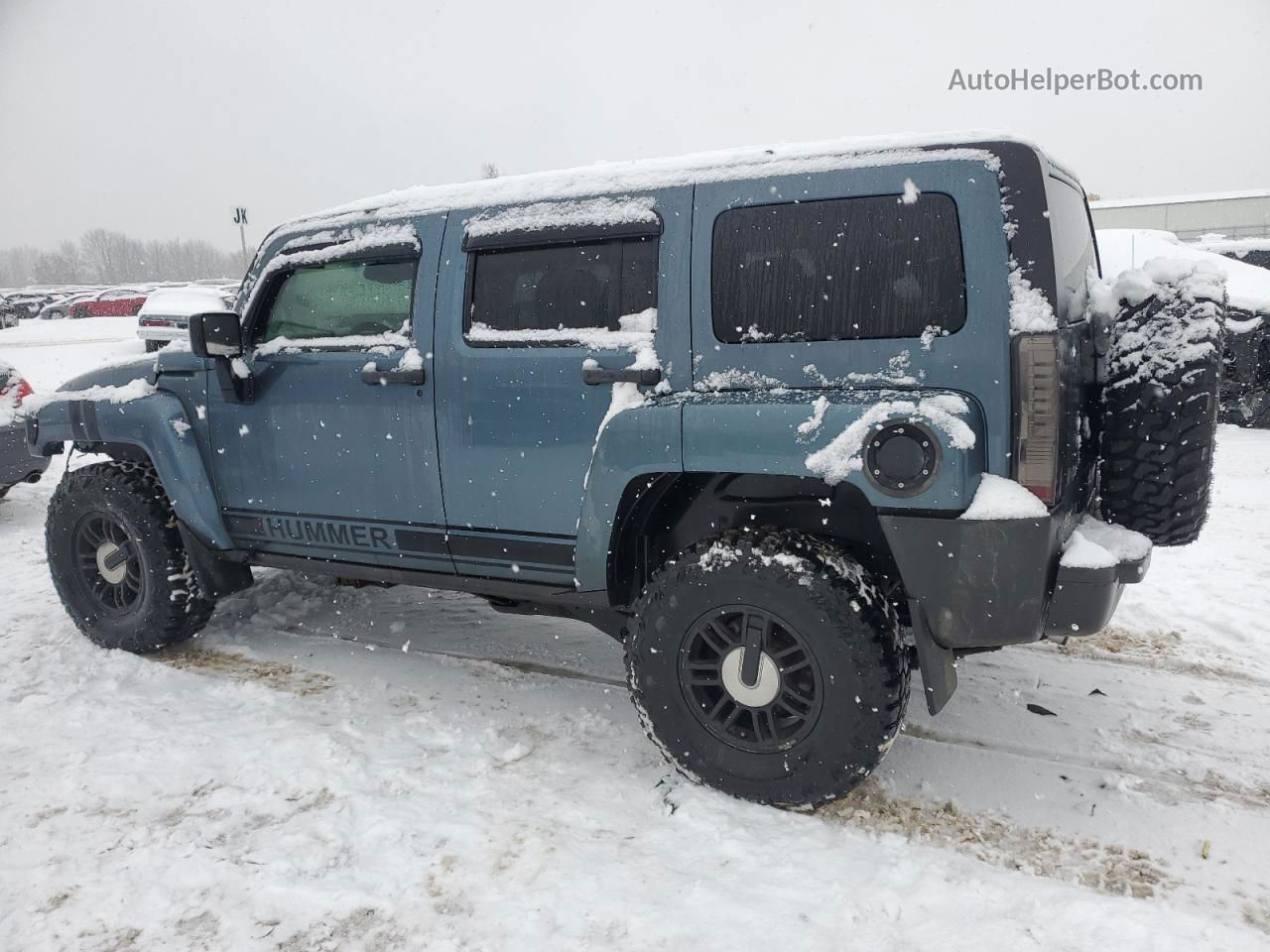 2006 Hummer H3  Синий vin: 5GTDN136X68206521