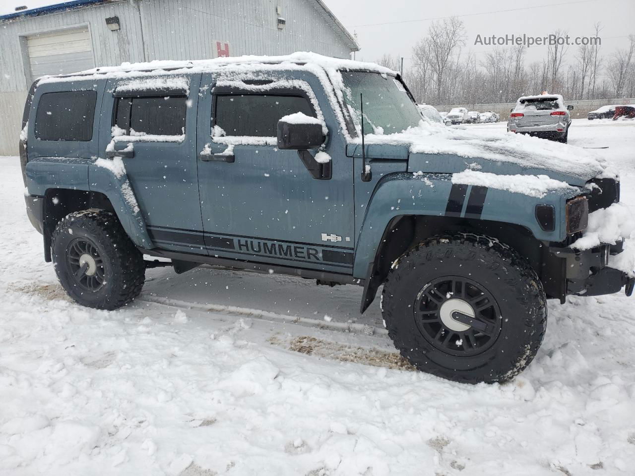 2006 Hummer H3  Синий vin: 5GTDN136X68206521