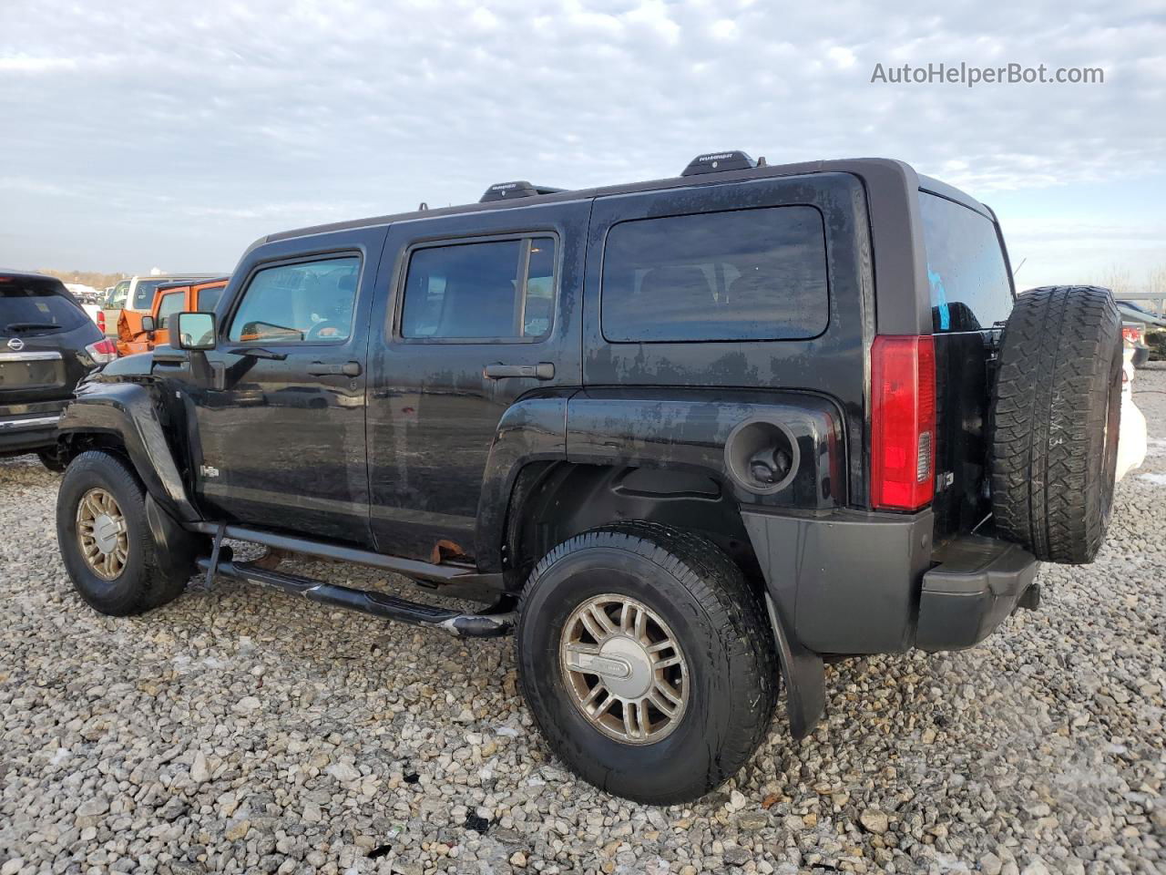 2006 Hummer H3  Black vin: 5GTDN136X68218362