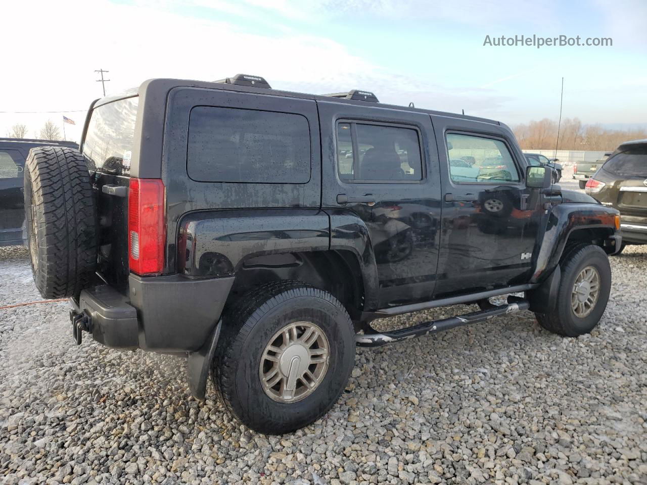 2006 Hummer H3  Black vin: 5GTDN136X68218362