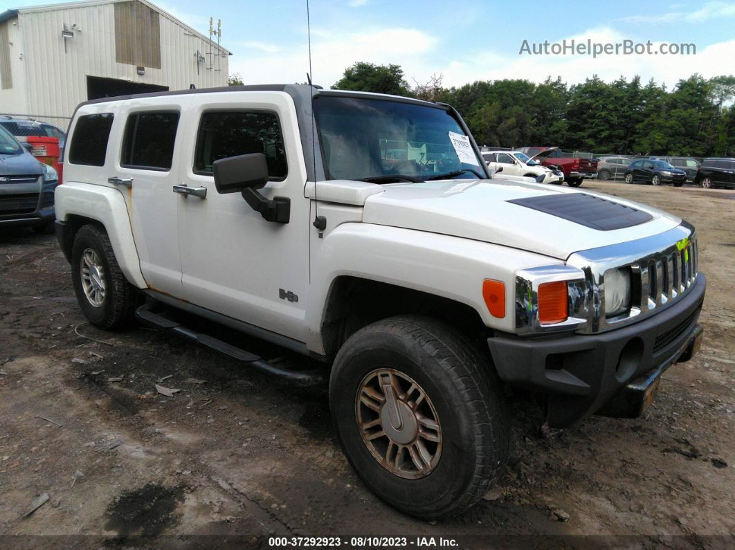 2006 Hummer H3   White vin: 5GTDN136X68219348