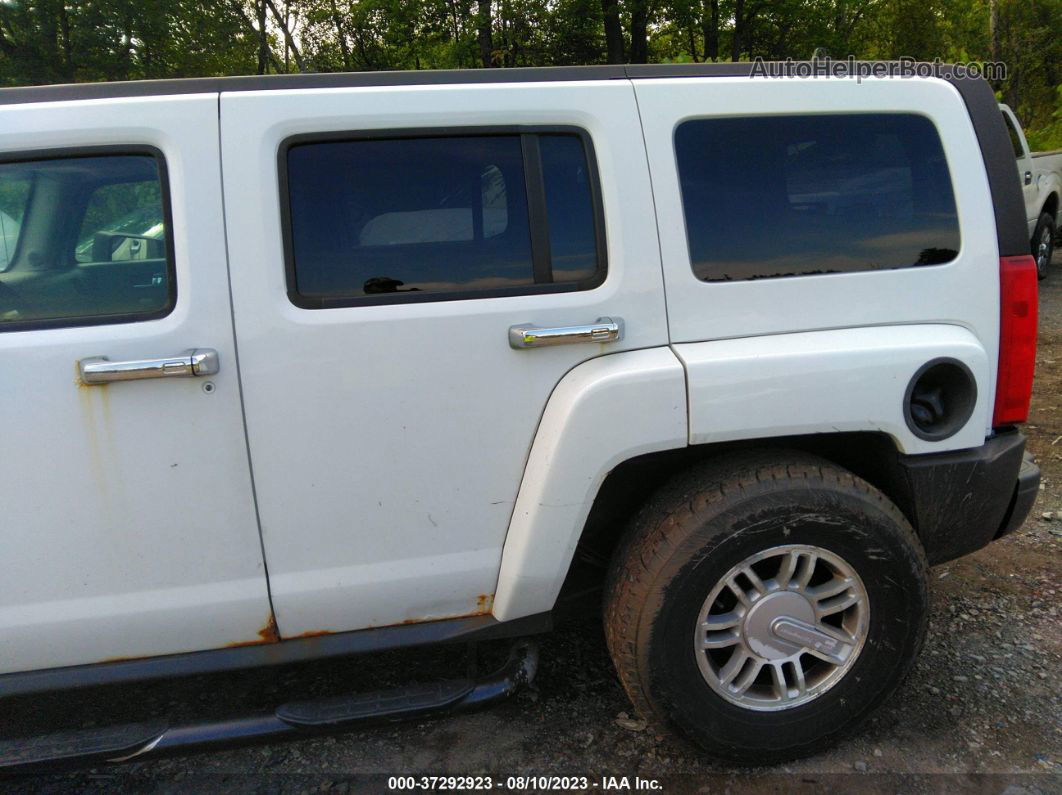 2006 Hummer H3   White vin: 5GTDN136X68219348