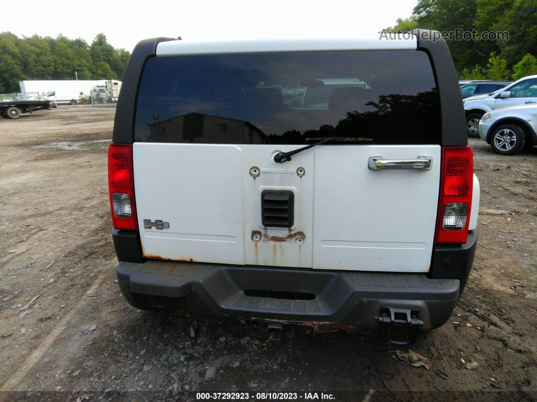 2006 Hummer H3   White vin: 5GTDN136X68219348