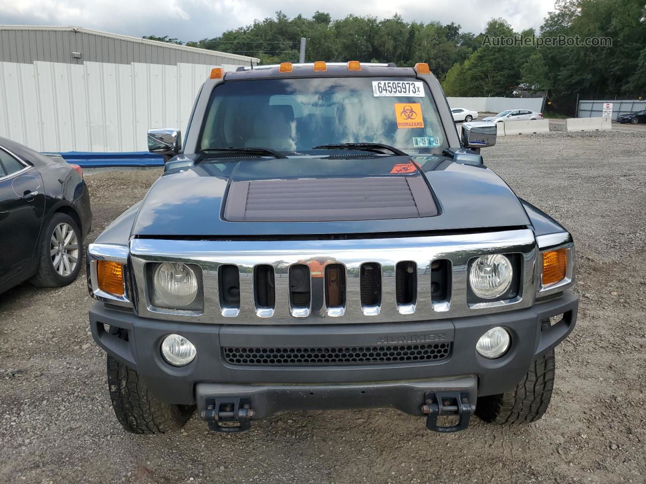 2006 Hummer H3  Синий vin: 5GTDN136X68280893