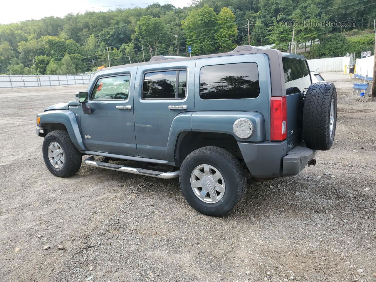 2006 Hummer H3  Blue vin: 5GTDN136X68280893