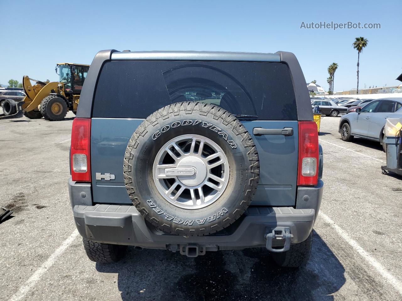 2006 Hummer H3  Blue vin: 5GTDN136X68296253