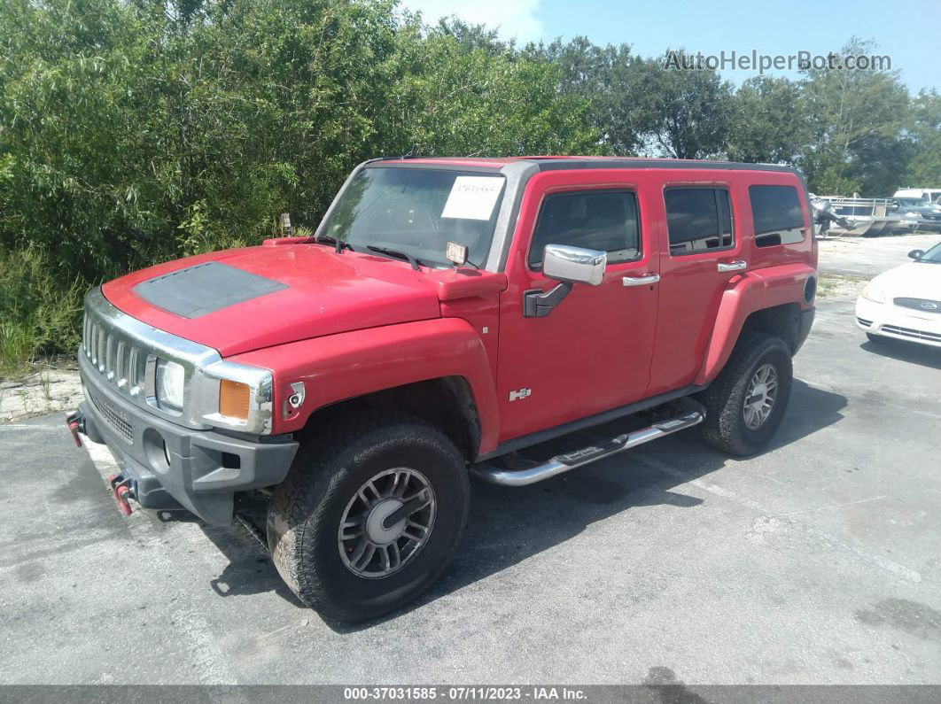 2006 Hummer H3   Красный vin: 5GTDN136X68323225