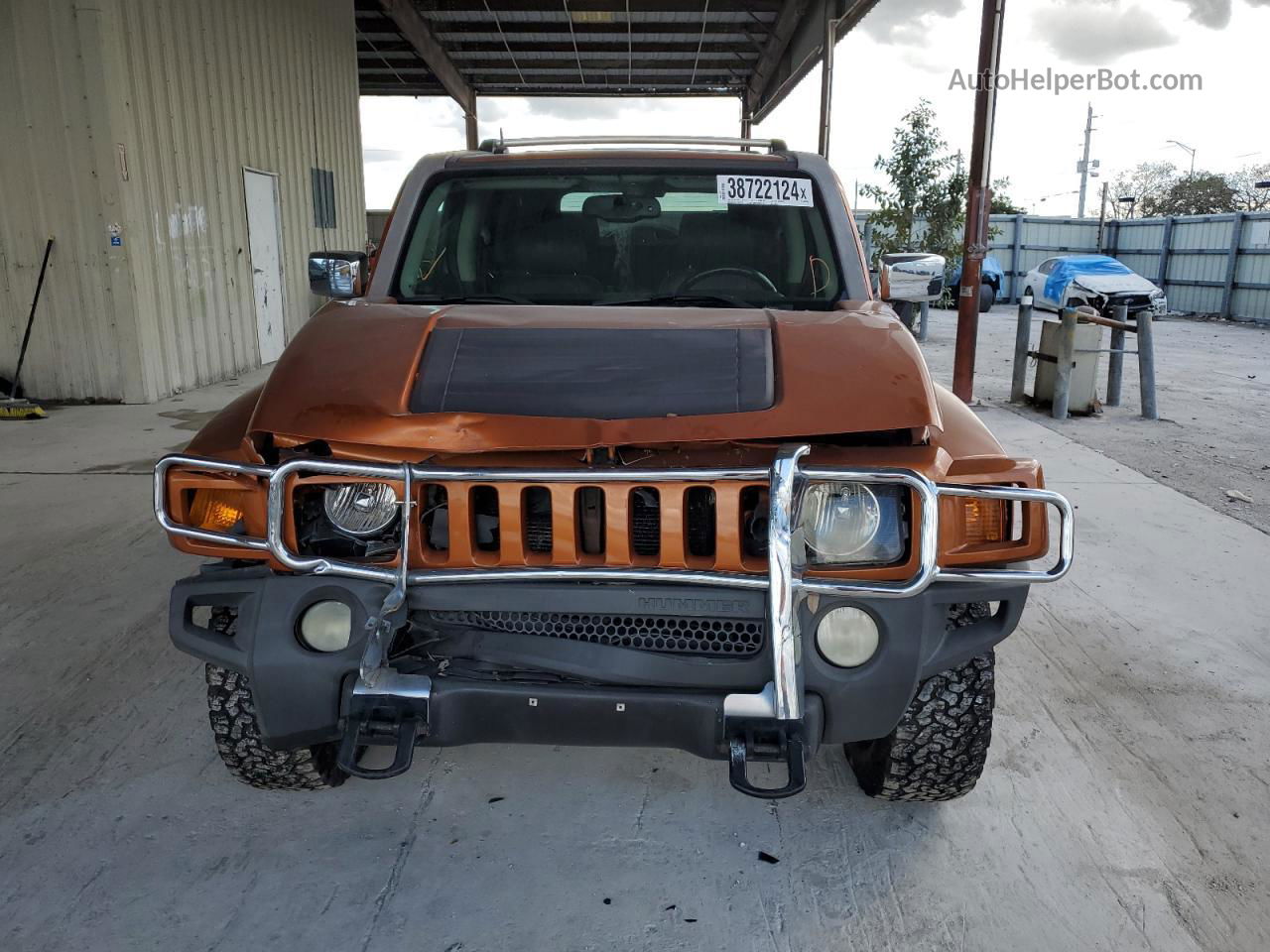 2007 Hummer H3  Оранжевый vin: 5GTDN13E078172517