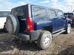 2007 Hummer H3 Suv   Blue vin: 5GTDN13E078188135