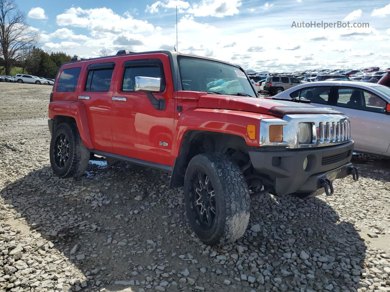 2007 Hummer H3  Red vin: 5GTDN13E078188703