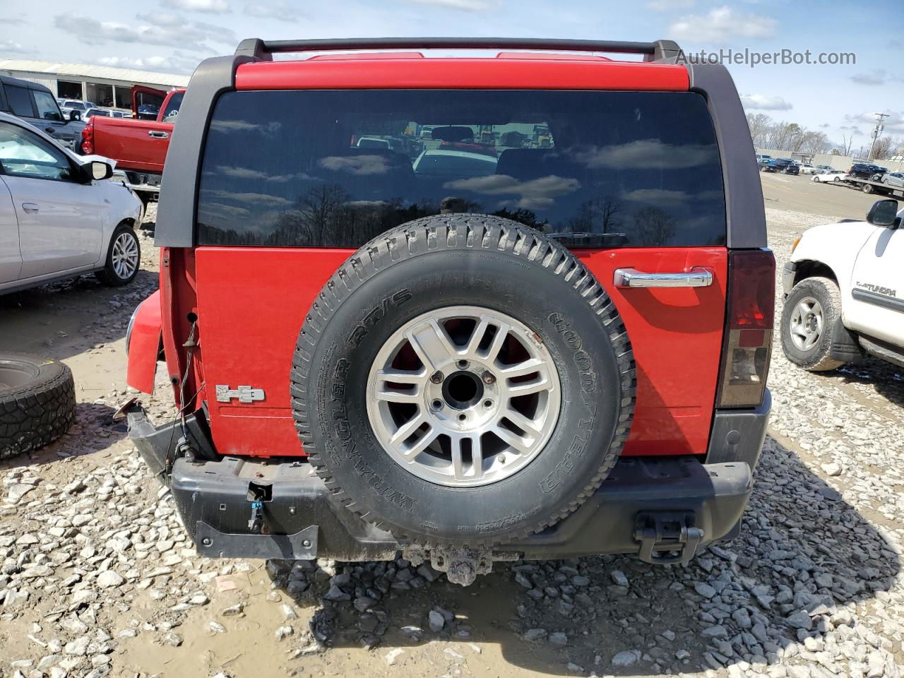 2007 Hummer H3  Red vin: 5GTDN13E078188703