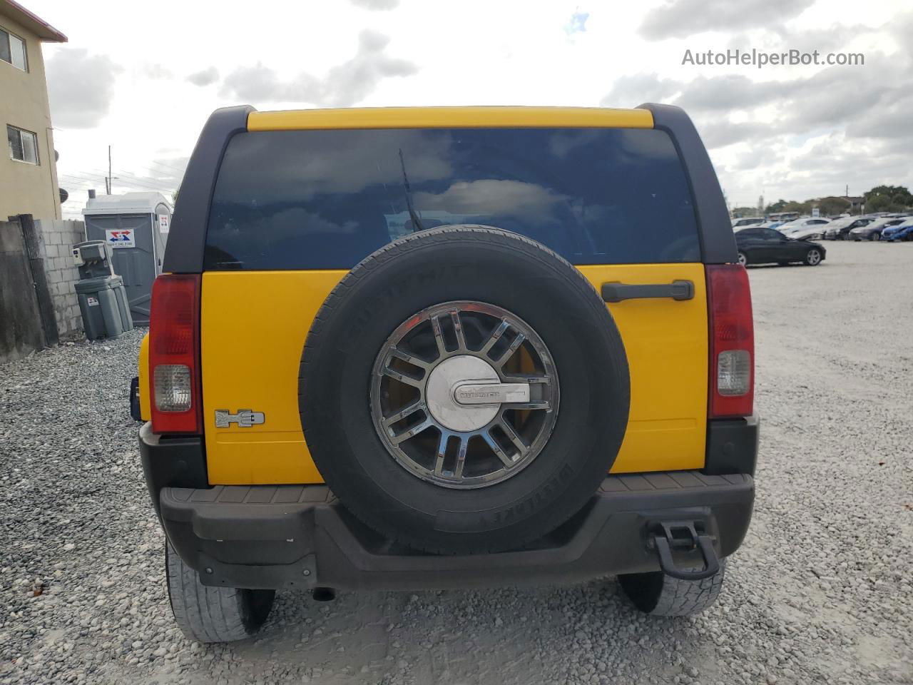 2007 Hummer H3  Yellow vin: 5GTDN13E078192282