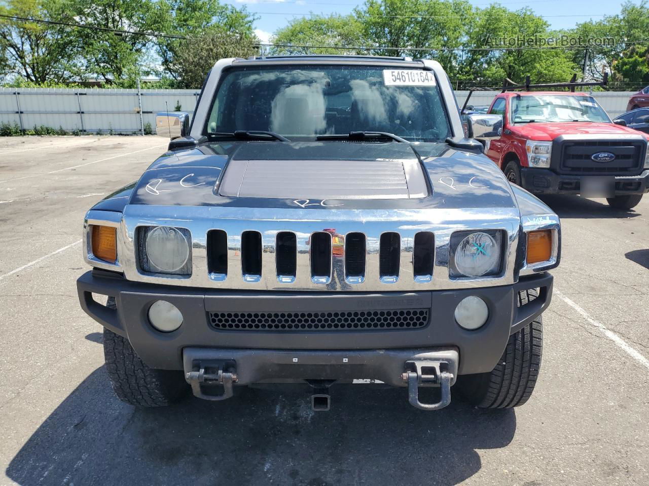 2007 Hummer H3  Black vin: 5GTDN13E078194209