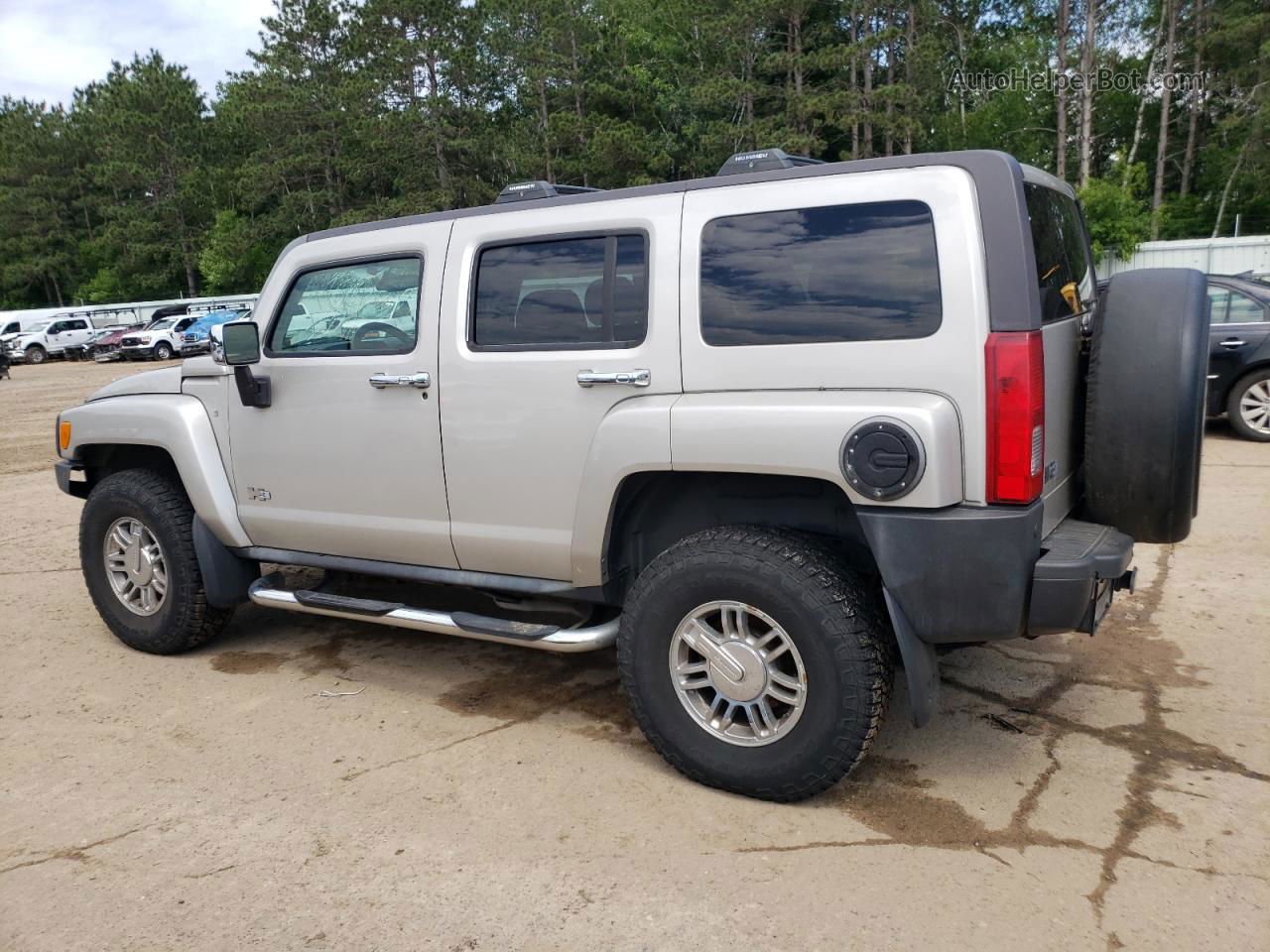 2007 Hummer H3  Tan vin: 5GTDN13E078213261