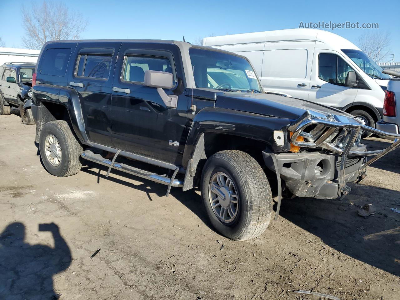 2007 Hummer H3  Black vin: 5GTDN13E078231856