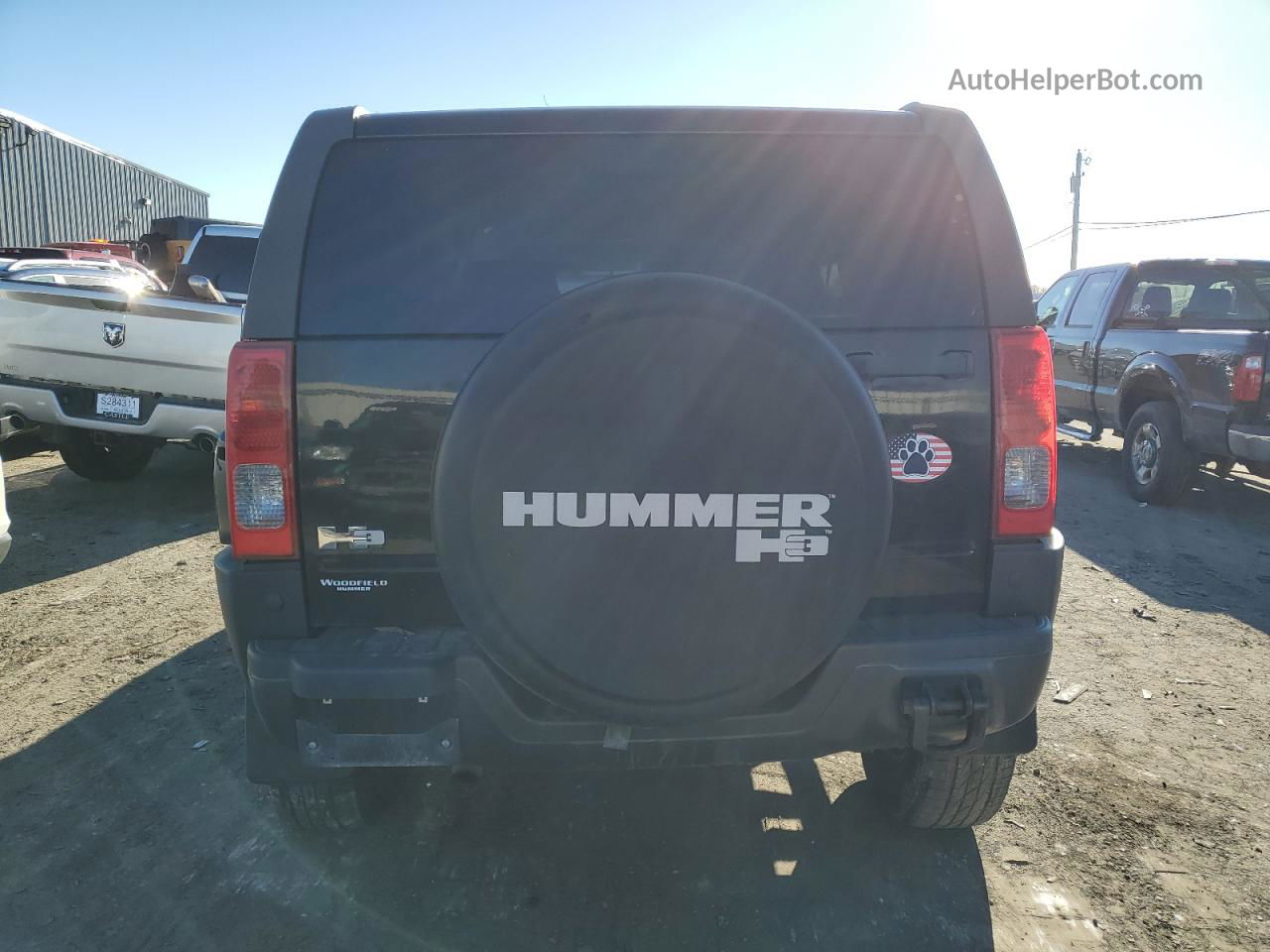 2007 Hummer H3  Черный vin: 5GTDN13E078231856