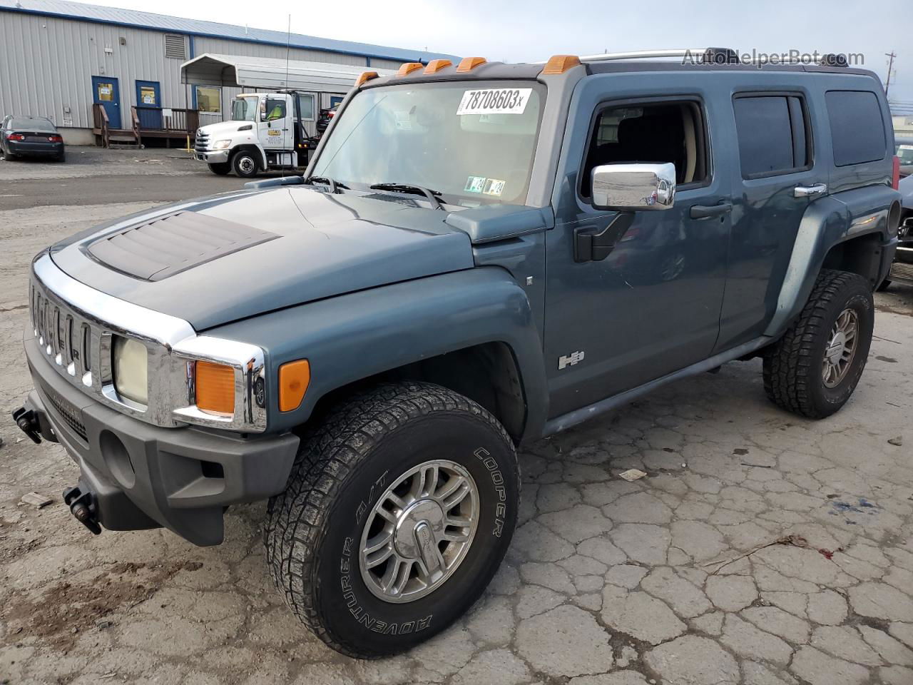 2007 Hummer H3  Синий vin: 5GTDN13E078239245