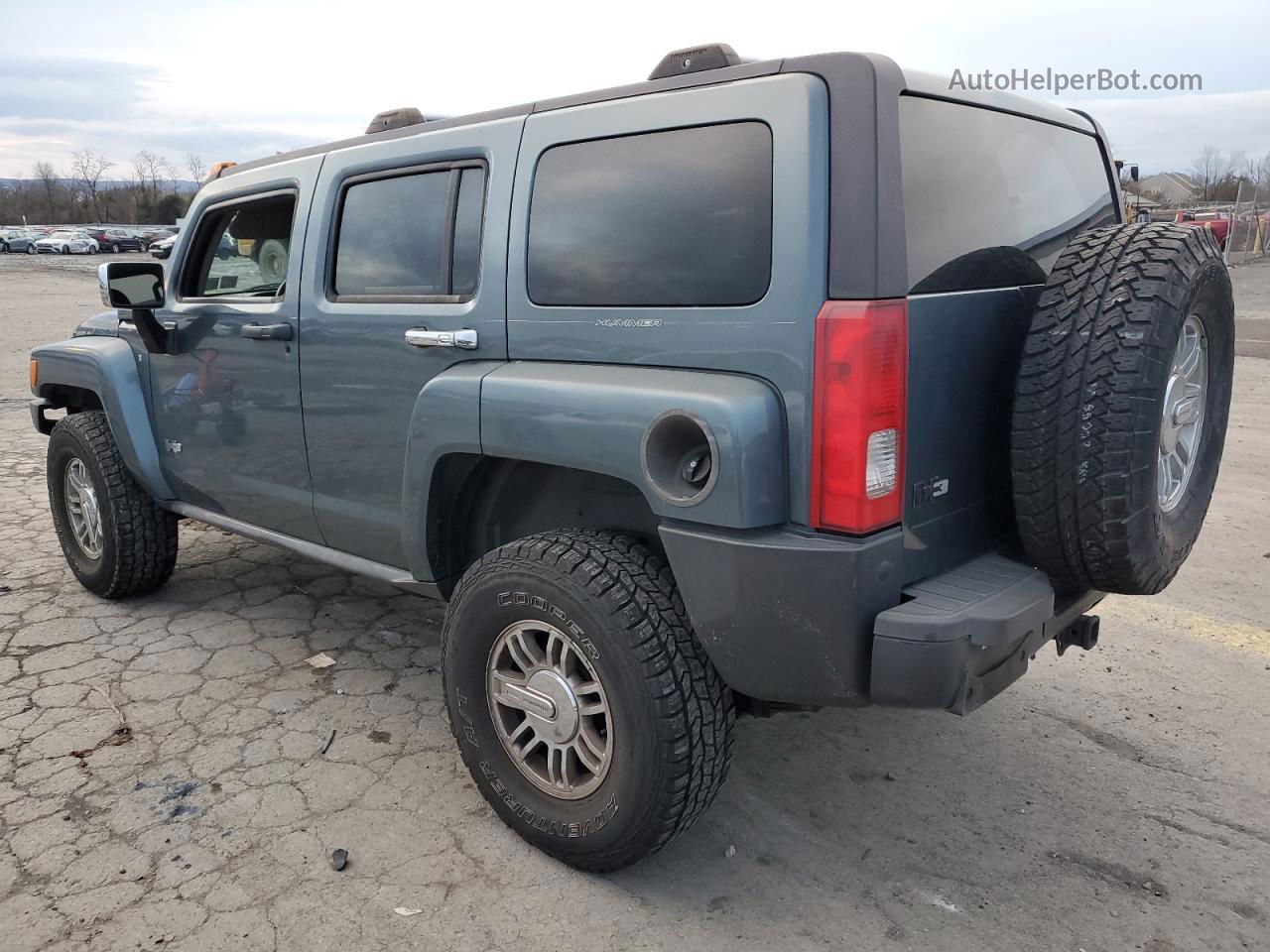 2007 Hummer H3  Синий vin: 5GTDN13E078239245