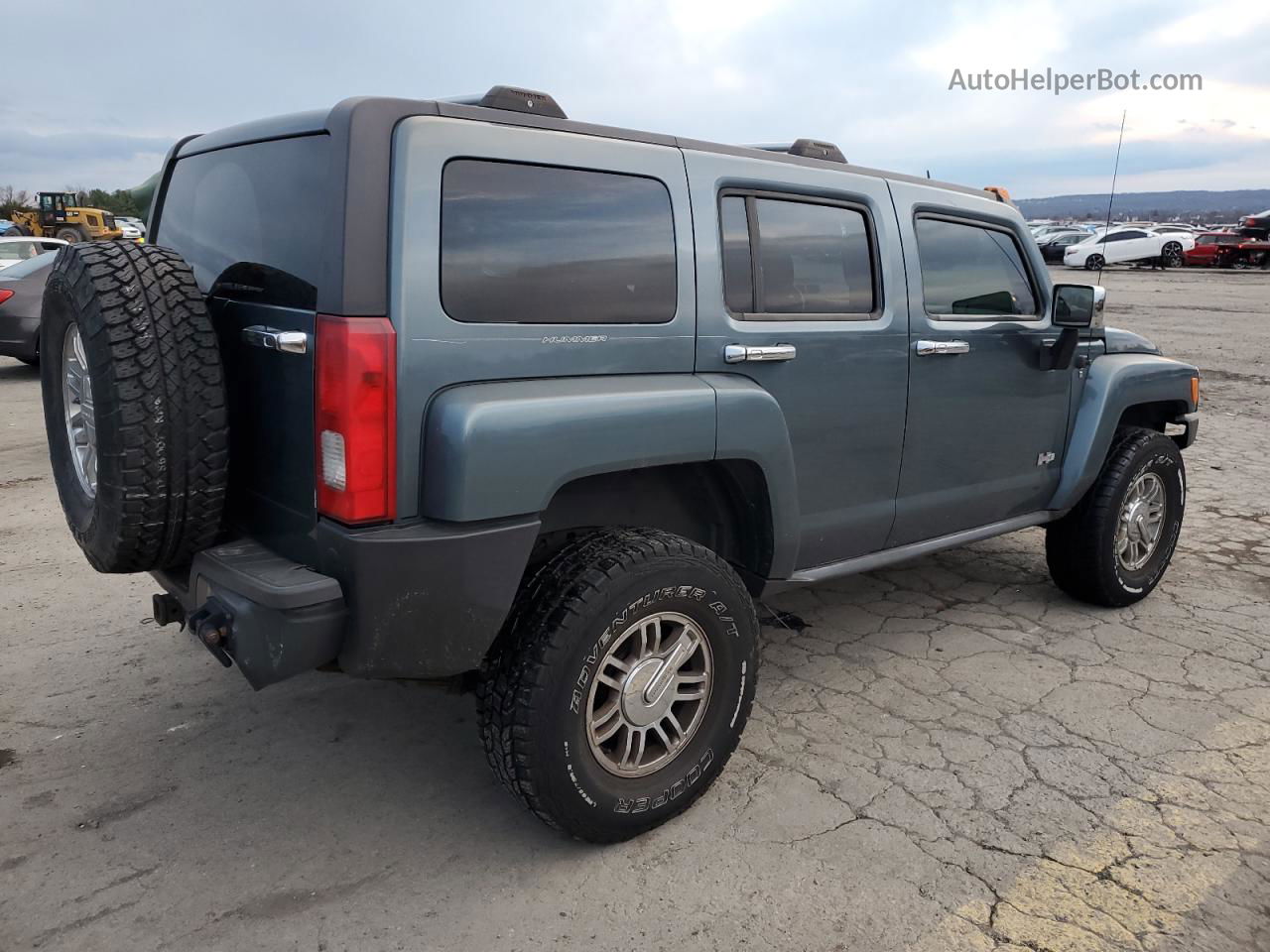 2007 Hummer H3  Blue vin: 5GTDN13E078239245