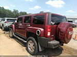 2007 Hummer H3 Suv Maroon vin: 5GTDN13E078241562