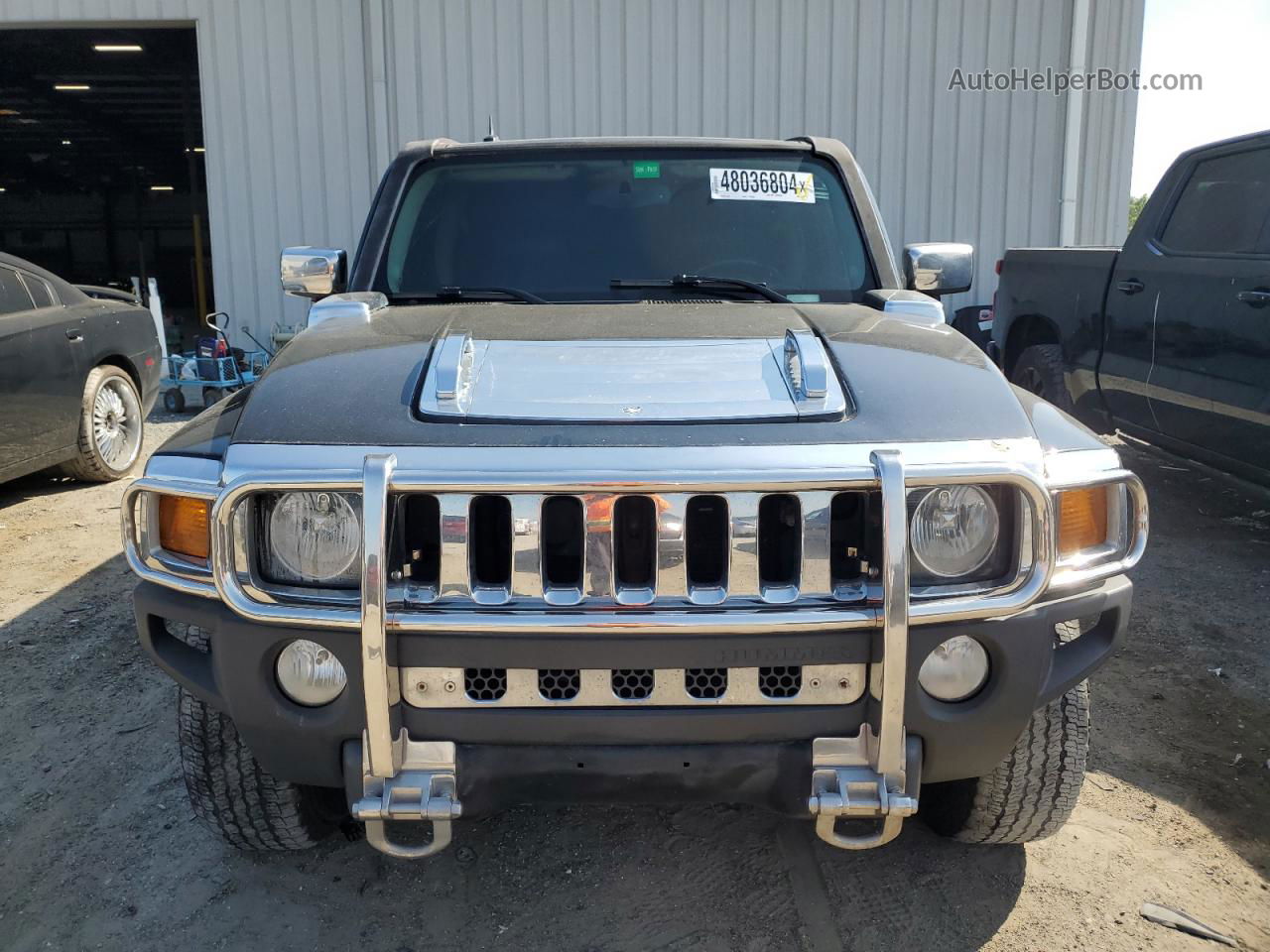 2007 Hummer H3  Black vin: 5GTDN13E178105439