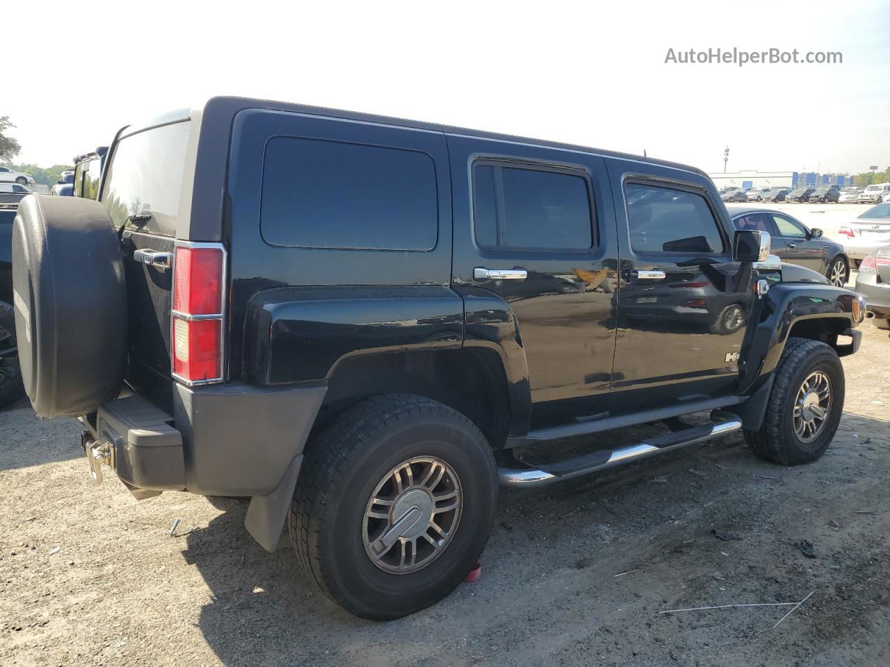 2007 Hummer H3  Black vin: 5GTDN13E178105439