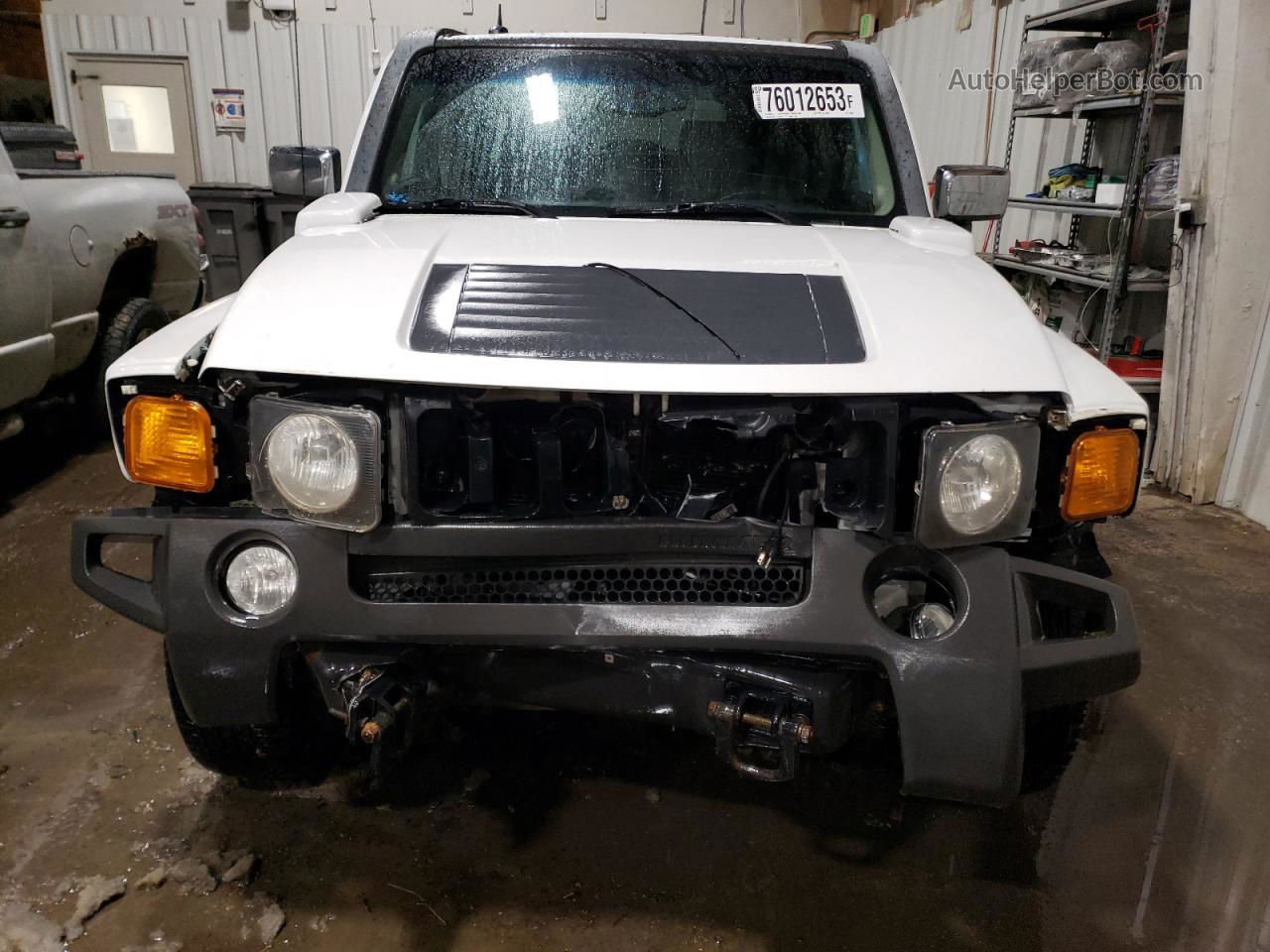 2007 Hummer H3  Белый vin: 5GTDN13E178136870