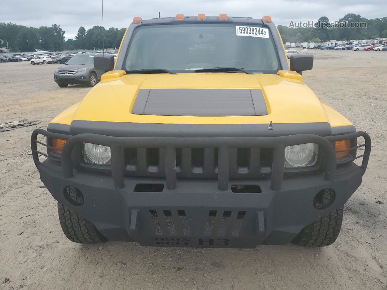 2007 Hummer H3  Yellow vin: 5GTDN13E178151627