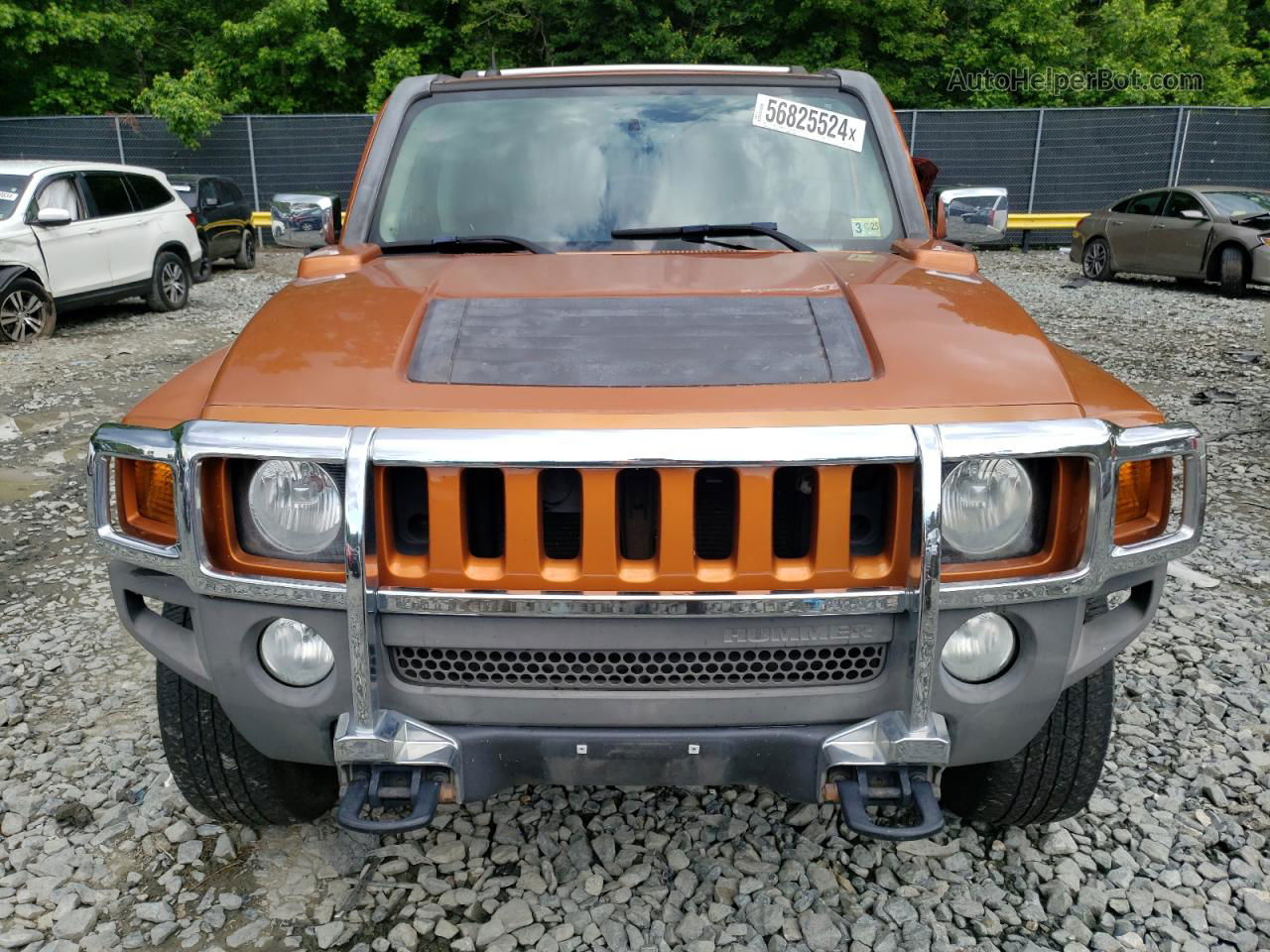 2007 Hummer H3  Orange vin: 5GTDN13E178160294