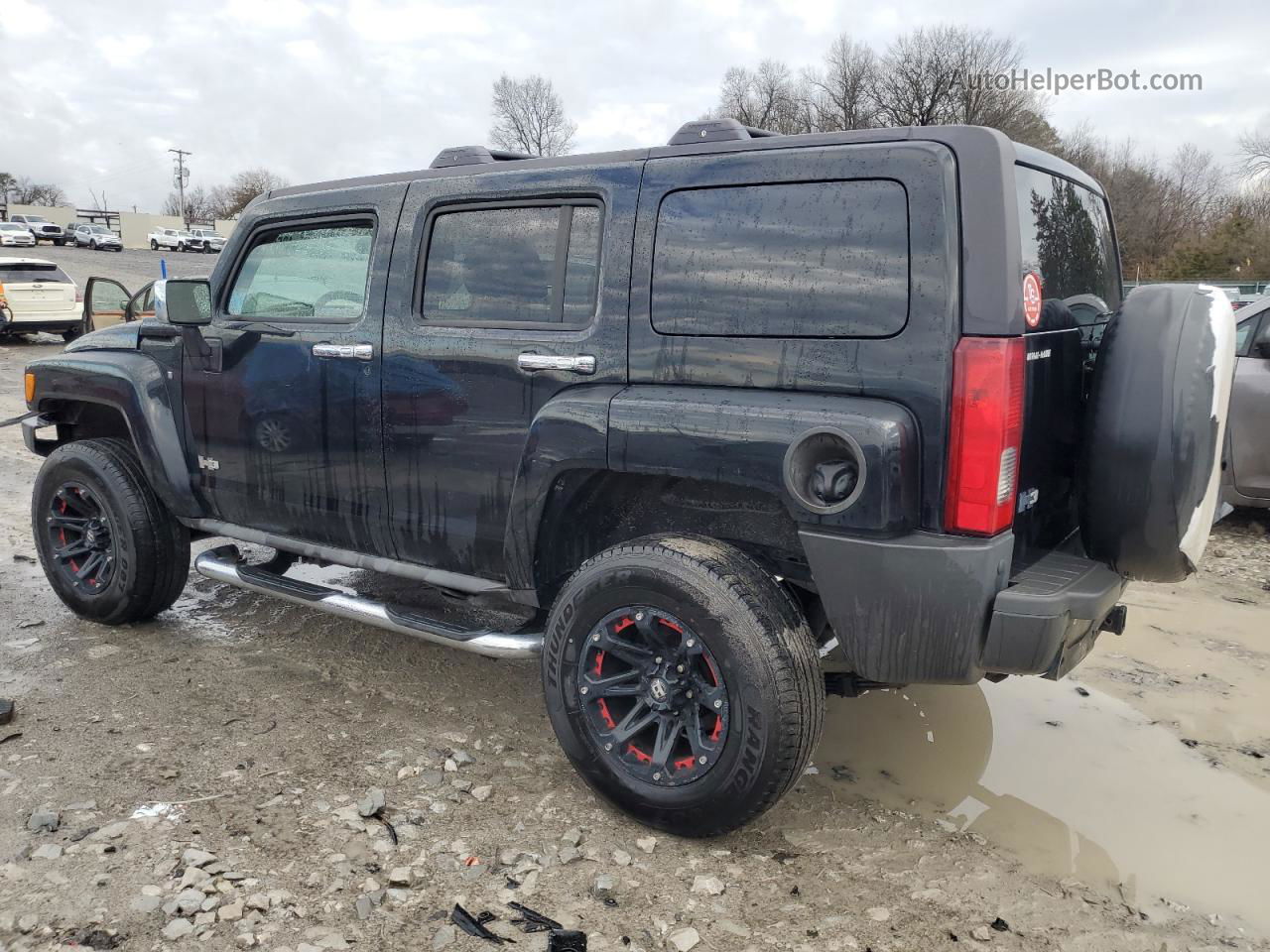 2007 Hummer H3  Black vin: 5GTDN13E178166175