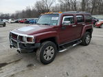 2007 Hummer H3  Burgundy vin: 5GTDN13E178210806