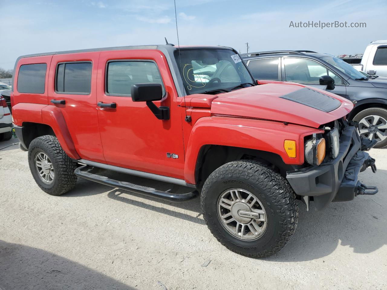 2007 Hummer H3  Красный vin: 5GTDN13E178254028