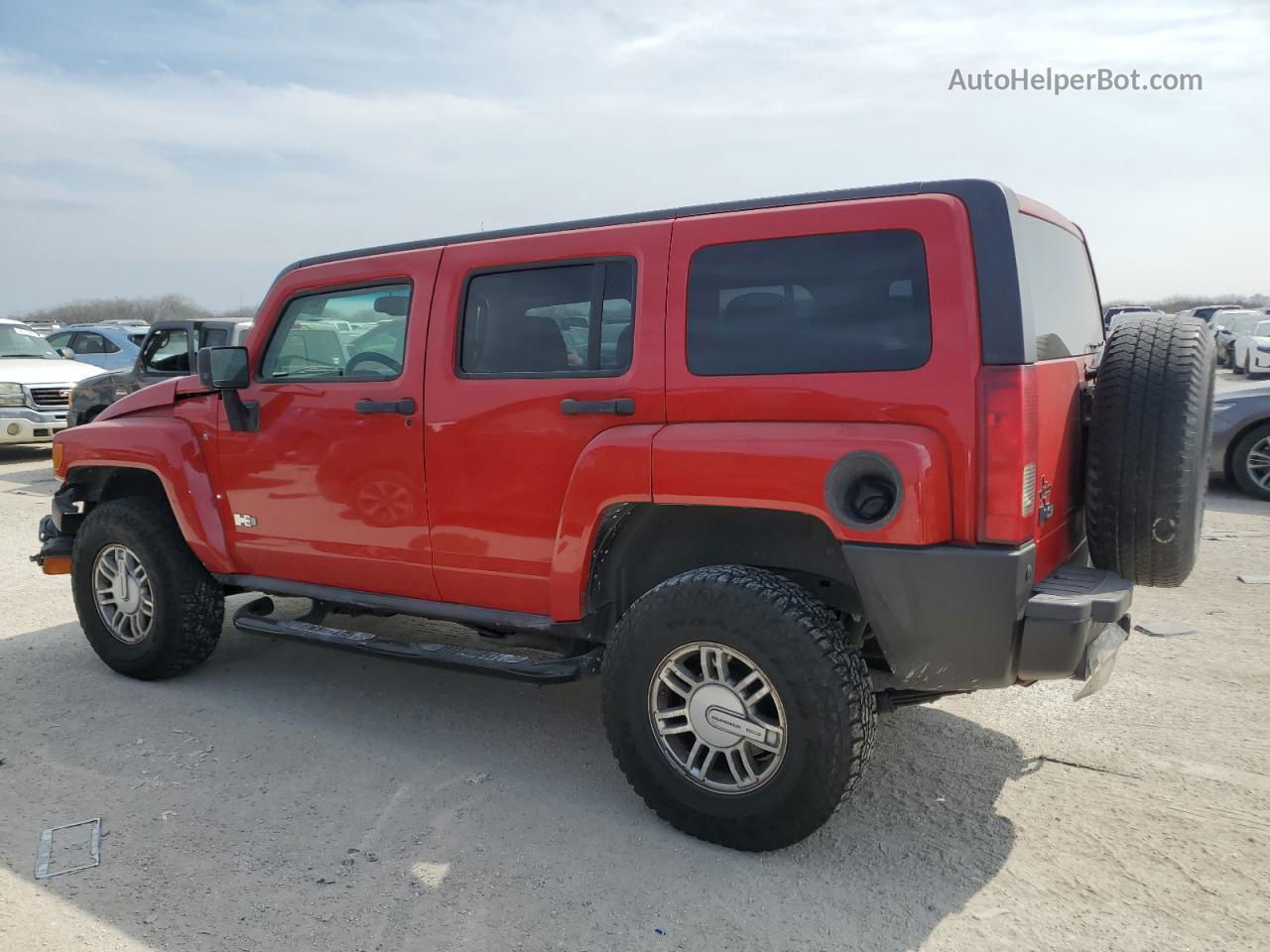 2007 Hummer H3  Красный vin: 5GTDN13E178254028