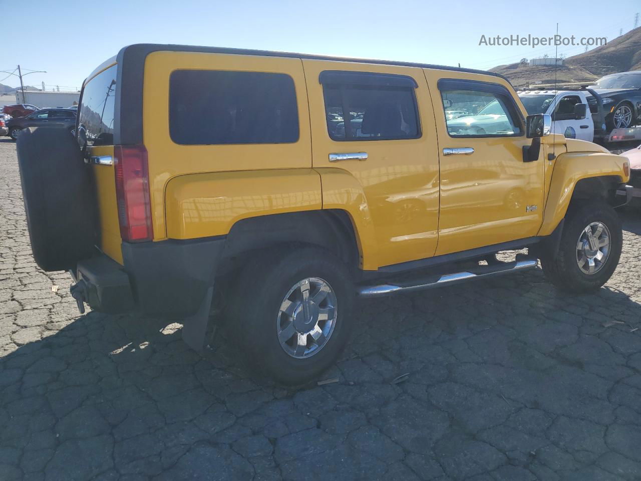 2007 Hummer H3  Желтый vin: 5GTDN13E278126770